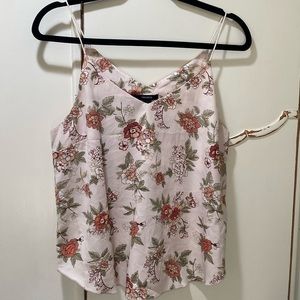 Forever 21 Pink Floral Tank Top